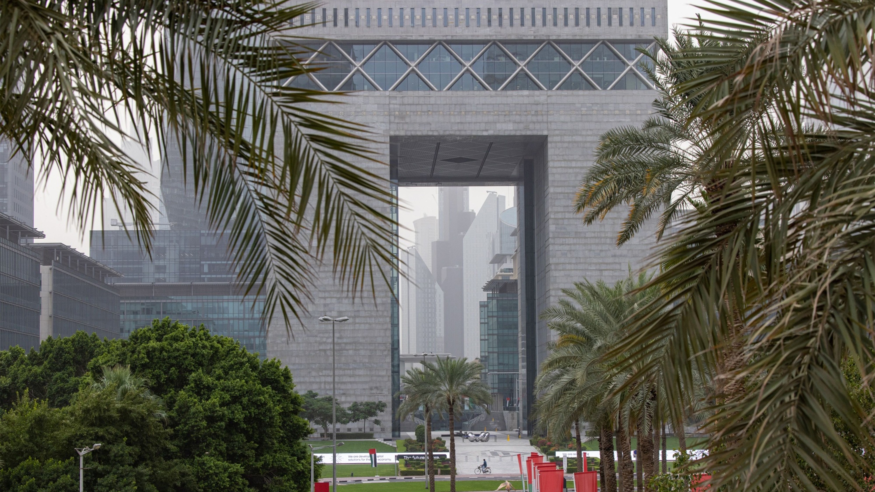 Dubai financial centre hit by drone debris as Iran strikes continue